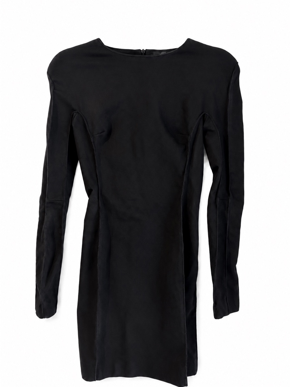 Zara Black Long-Sleeve Dress